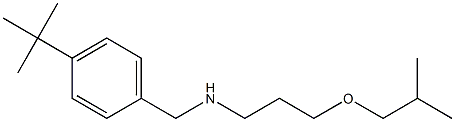 [(4-tert-butylphenyl)methyl][3-(2-methylpropoxy)propyl]amine 구조식 이미지