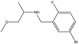 [(5-bromo-2-fluorophenyl)methyl](1-methoxypropan-2-yl)amine 구조식 이미지