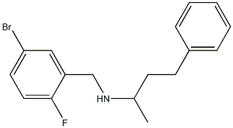 [(5-bromo-2-fluorophenyl)methyl](4-phenylbutan-2-yl)amine Structure