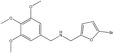 [(5-bromofuran-2-yl)methyl][(3,4,5-trimethoxyphenyl)methyl]amine Structure