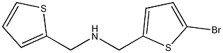 [(5-bromothiophen-2-yl)methyl](thiophen-2-ylmethyl)amine Structure