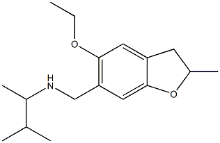 [(5-ethoxy-2-methyl-2,3-dihydro-1-benzofuran-6-yl)methyl](3-methylbutan-2-yl)amine 구조식 이미지