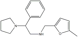 [(5-methylfuran-2-yl)methyl][2-phenyl-2-(pyrrolidin-1-yl)ethyl]amine Structure