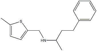 [(5-methylthiophen-2-yl)methyl](4-phenylbutan-2-yl)amine Structure