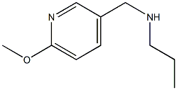 [(6-methoxypyridin-3-yl)methyl](propyl)amine 구조식 이미지