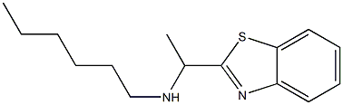 [1-(1,3-benzothiazol-2-yl)ethyl](hexyl)amine 구조식 이미지