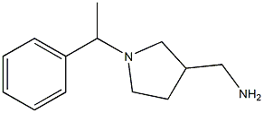 [1-(1-phenylethyl)pyrrolidin-3-yl]methylamine Structure