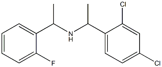 [1-(2,4-dichlorophenyl)ethyl][1-(2-fluorophenyl)ethyl]amine 구조식 이미지