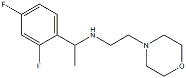 [1-(2,4-difluorophenyl)ethyl][2-(morpholin-4-yl)ethyl]amine Structure