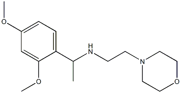 [1-(2,4-dimethoxyphenyl)ethyl][2-(morpholin-4-yl)ethyl]amine 구조식 이미지