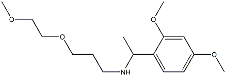 [1-(2,4-dimethoxyphenyl)ethyl][3-(2-methoxyethoxy)propyl]amine Structure