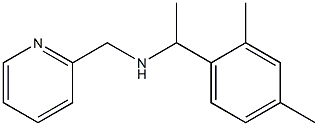 [1-(2,4-dimethylphenyl)ethyl](pyridin-2-ylmethyl)amine 구조식 이미지