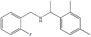 [1-(2,4-dimethylphenyl)ethyl][(2-fluorophenyl)methyl]amine Structure