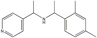 [1-(2,4-dimethylphenyl)ethyl][1-(pyridin-4-yl)ethyl]amine 구조식 이미지