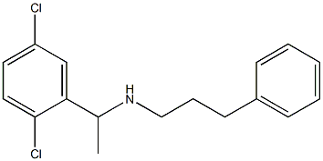 [1-(2,5-dichlorophenyl)ethyl](3-phenylpropyl)amine 구조식 이미지