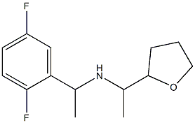 [1-(2,5-difluorophenyl)ethyl][1-(oxolan-2-yl)ethyl]amine 구조식 이미지