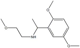 [1-(2,5-dimethoxyphenyl)ethyl](2-methoxyethyl)amine 구조식 이미지