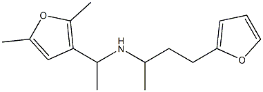 [1-(2,5-dimethylfuran-3-yl)ethyl][4-(furan-2-yl)butan-2-yl]amine Structure