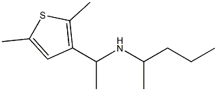 [1-(2,5-dimethylthiophen-3-yl)ethyl](pentan-2-yl)amine Structure