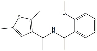 [1-(2,5-dimethylthiophen-3-yl)ethyl][1-(2-methoxyphenyl)ethyl]amine Structure