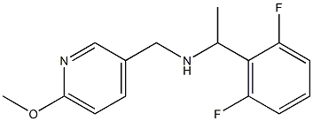 [1-(2,6-difluorophenyl)ethyl][(6-methoxypyridin-3-yl)methyl]amine 구조식 이미지