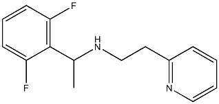 [1-(2,6-difluorophenyl)ethyl][2-(pyridin-2-yl)ethyl]amine 구조식 이미지