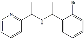 [1-(2-bromophenyl)ethyl][1-(pyridin-2-yl)ethyl]amine 구조식 이미지
