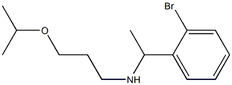 [1-(2-bromophenyl)ethyl][3-(propan-2-yloxy)propyl]amine 구조식 이미지