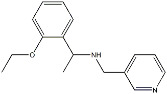 [1-(2-ethoxyphenyl)ethyl](pyridin-3-ylmethyl)amine 구조식 이미지