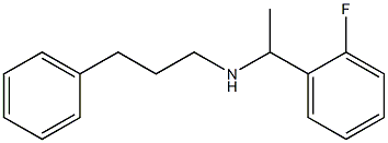 [1-(2-fluorophenyl)ethyl](3-phenylpropyl)amine Structure