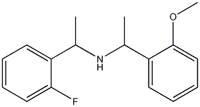 [1-(2-fluorophenyl)ethyl][1-(2-methoxyphenyl)ethyl]amine 구조식 이미지