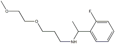 [1-(2-fluorophenyl)ethyl][3-(2-methoxyethoxy)propyl]amine 구조식 이미지