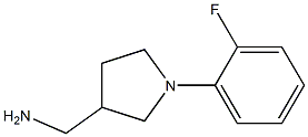 [1-(2-fluorophenyl)pyrrolidin-3-yl]methylamine Structure