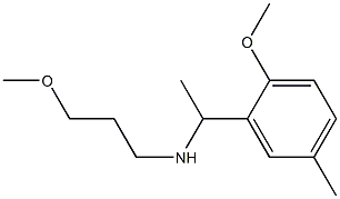 [1-(2-methoxy-5-methylphenyl)ethyl](3-methoxypropyl)amine 구조식 이미지