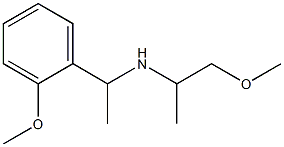 [1-(2-methoxyphenyl)ethyl](1-methoxypropan-2-yl)amine 구조식 이미지