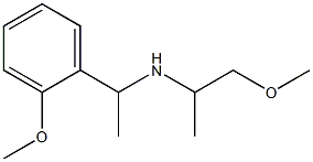 [1-(2-methoxyphenyl)ethyl](1-methoxypropan-2-yl)amine Structure