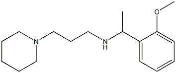 [1-(2-methoxyphenyl)ethyl][3-(piperidin-1-yl)propyl]amine 구조식 이미지