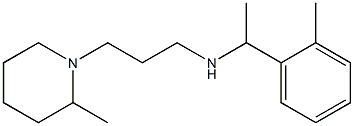 [1-(2-methylphenyl)ethyl][3-(2-methylpiperidin-1-yl)propyl]amine Structure