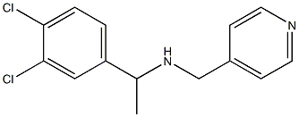 [1-(3,4-dichlorophenyl)ethyl](pyridin-4-ylmethyl)amine Structure