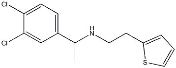 [1-(3,4-dichlorophenyl)ethyl][2-(thiophen-2-yl)ethyl]amine Structure