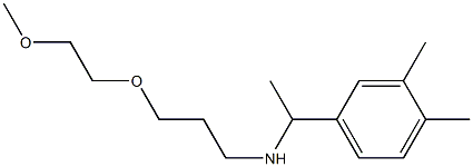 [1-(3,4-dimethylphenyl)ethyl][3-(2-methoxyethoxy)propyl]amine 구조식 이미지