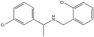 [1-(3-chlorophenyl)ethyl][(2-chlorophenyl)methyl]amine 구조식 이미지