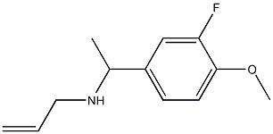 [1-(3-fluoro-4-methoxyphenyl)ethyl](prop-2-en-1-yl)amine 구조식 이미지