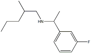 [1-(3-fluorophenyl)ethyl](2-methylpentyl)amine 구조식 이미지