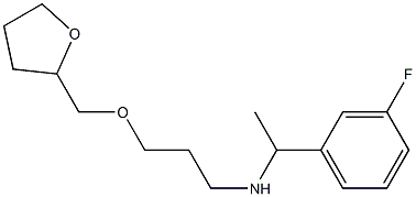 [1-(3-fluorophenyl)ethyl][3-(oxolan-2-ylmethoxy)propyl]amine 구조식 이미지