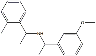 [1-(3-methoxyphenyl)ethyl][1-(2-methylphenyl)ethyl]amine 구조식 이미지