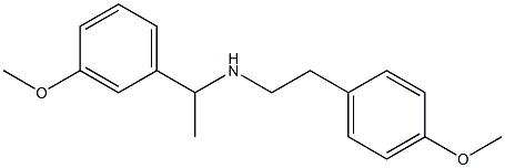 [1-(3-methoxyphenyl)ethyl][2-(4-methoxyphenyl)ethyl]amine Structure