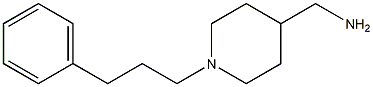 [1-(3-phenylpropyl)piperidin-4-yl]methanamine Structure