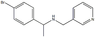 [1-(4-bromophenyl)ethyl](pyridin-3-ylmethyl)amine 구조식 이미지