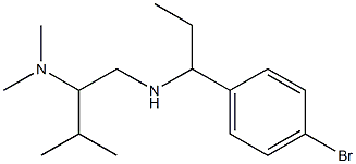 [1-(4-bromophenyl)propyl][2-(dimethylamino)-3-methylbutyl]amine Structure